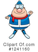 Skier Clipart #1241160 by Cory Thoman