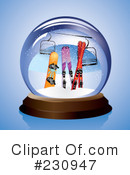 Skiing Clipart #230947 by Eugene