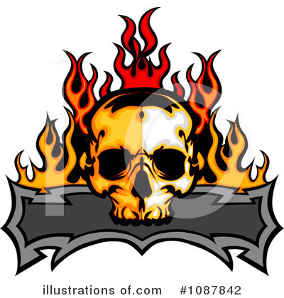 Flames Clipart #1087842 by Chromaco
