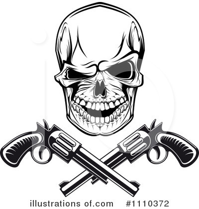 Royalty-Free (RF) Skull Clipart Illustration by Vector Tradition SM - Stock Sample #1110372