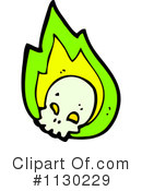 Skull Clipart #1130229 by lineartestpilot