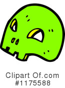 Skull Clipart #1175588 by lineartestpilot