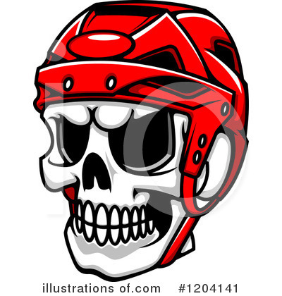 Royalty-Free (RF) Skull Clipart Illustration by Vector Tradition SM - Stock Sample #1204141