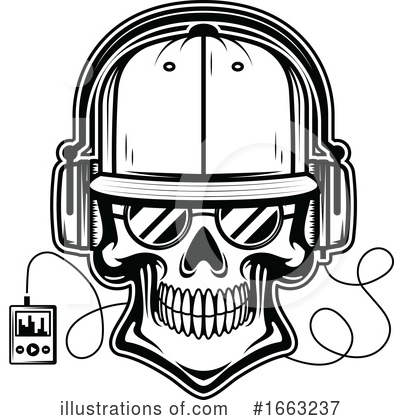 Royalty-Free (RF) Skull Clipart Illustration by Vector Tradition SM - Stock Sample #1663237
