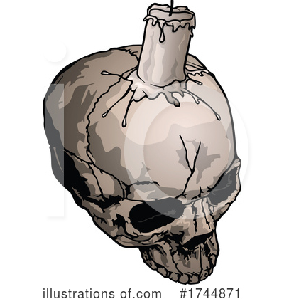 Skull Clipart #1744871 by dero