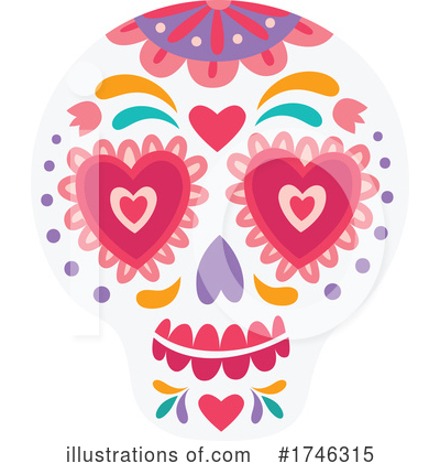 Day Of The Dead Clipart #1746315 by Vector Tradition SM