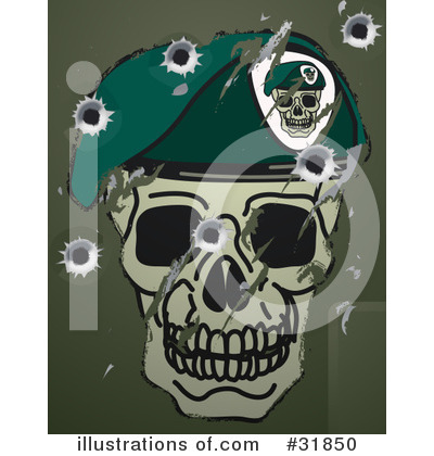 Royalty-Free (RF) Skull Clipart Illustration by AtStockIllustration - Stock Sample #31850