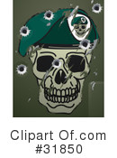 Skull Clipart #31850 by AtStockIllustration