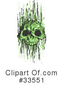 Skull Clipart #33551 by AtStockIllustration