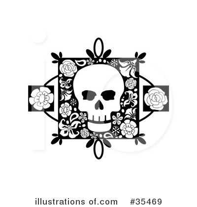 Skull Clipart #35469 by C Charley-Franzwa