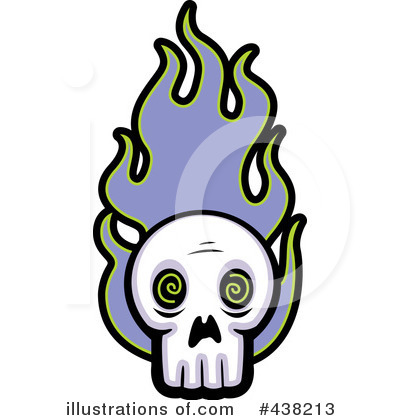 Royalty-Free (RF) Skull Clipart Illustration by Cory Thoman - Stock Sample #438213