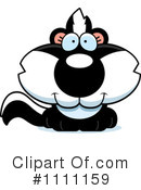 Skunk Clipart #1111159 by Cory Thoman