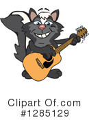 Skunk Clipart #1285129 by Dennis Holmes Designs