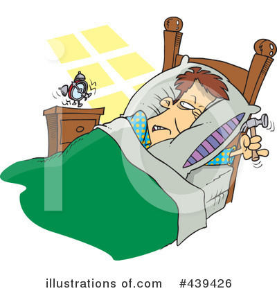 Royalty-Free (RF) Sleep Clipart Illustration by toonaday - Stock Sample #439426
