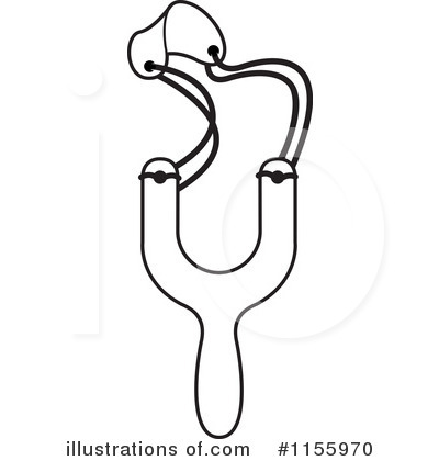 Royalty-Free (RF) Slingshot Clipart Illustration by Lal Perera - Stock Sample #1155970