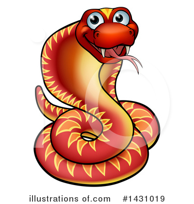 Royalty-Free (RF) Snake Clipart Illustration by AtStockIllustration - Stock Sample #1431019