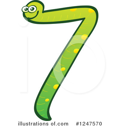 Snake Number Clipart #1247570 by Zooco