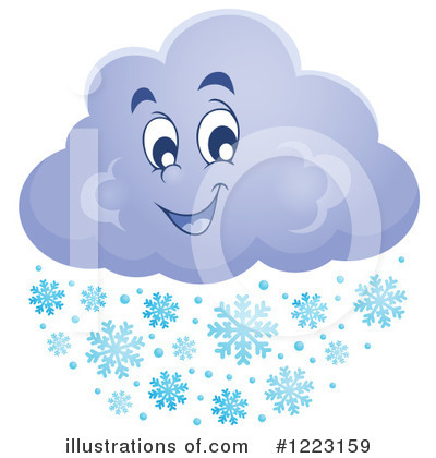 Royalty-Free (RF) Snow Clipart Illustration by visekart - Stock Sample #1223159