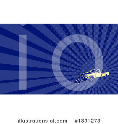 Royalty-Free (RF) Snow Plow Clipart Illustration by patrimonio - Stock Sample #1391273