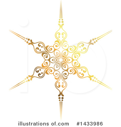 Royalty-Free (RF) Snowflake Clipart Illustration by KJ Pargeter - Stock Sample #1433986
