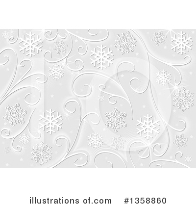 Snowflakes Clipart #1358860 by dero
