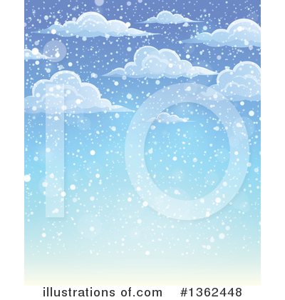 Royalty-Free (RF) Snowing Clipart Illustration by visekart - Stock Sample #1362448