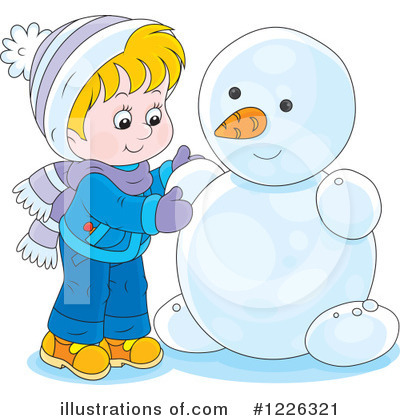 Snowman Clipart #1226321 by Alex Bannykh
