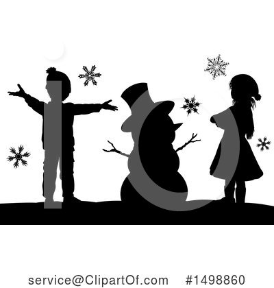 Silhouettes Clipart #1498860 by AtStockIllustration