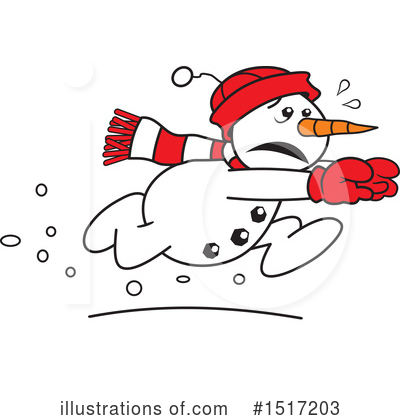Snowman Clipart #1517203 by Johnny Sajem