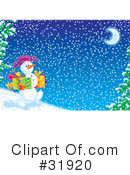 Snowman Clipart #31920 by Alex Bannykh