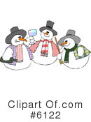 Snowman Clipart #6122 by djart