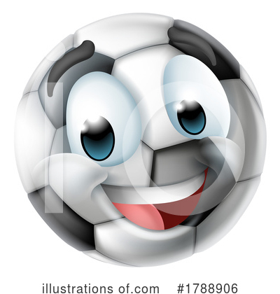 Royalty-Free (RF) Soccer Ball Clipart Illustration by AtStockIllustration - Stock Sample #1788906