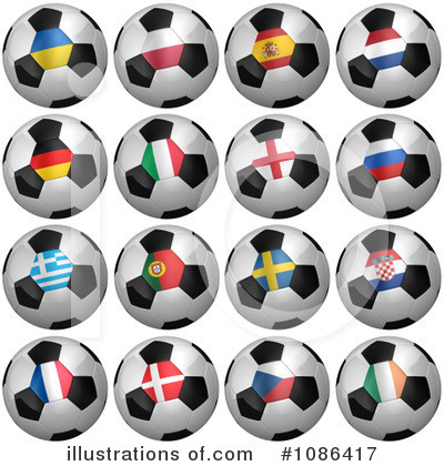 Royalty-Free (RF) Soccer Clipart Illustration by stockillustrations - Stock Sample #1086417