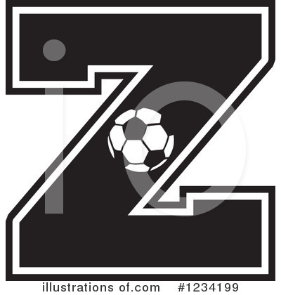 Royalty-Free (RF) Soccer Clipart Illustration by Johnny Sajem - Stock Sample #1234199