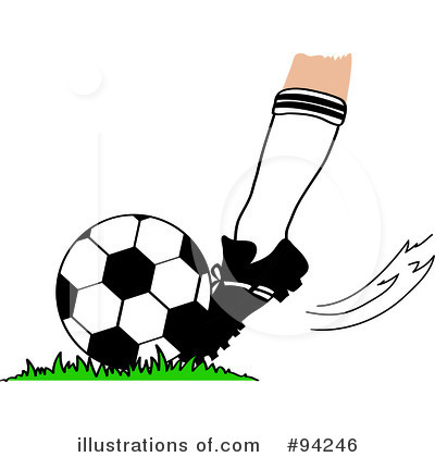 Football Clipart #94246 by Pams Clipart