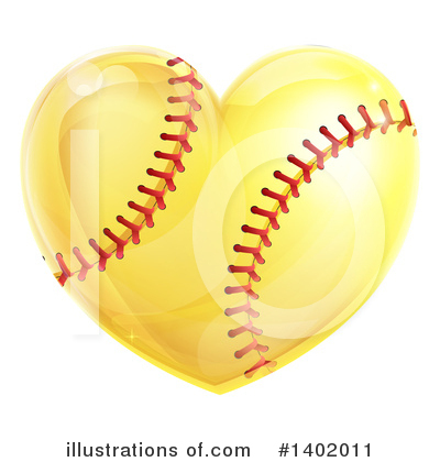 Softball Clipart #1402011 by AtStockIllustration