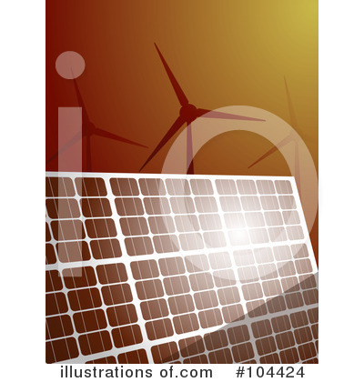 Royalty-Free (RF) Solar Energy Clipart Illustration by elaineitalia - Stock Sample #104424