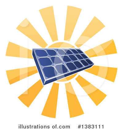 Solar Panels Clipart #1383111 by AtStockIllustration