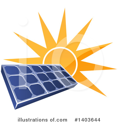 Solar Panels Clipart #1403644 by AtStockIllustration