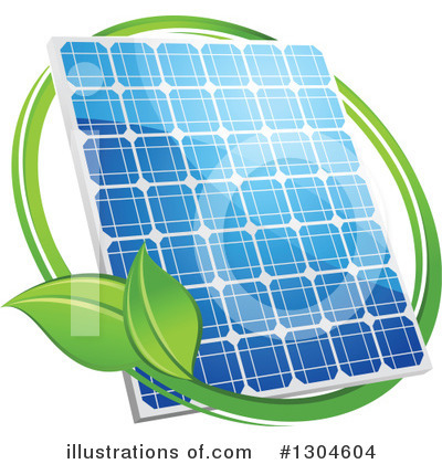 Solar Panels Clipart #1304604 by Vector Tradition SM