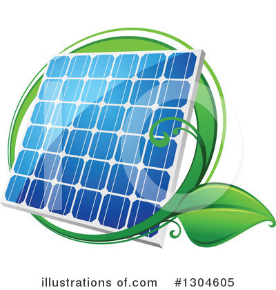 Solar Panels Clipart #1304605 by Vector Tradition SM