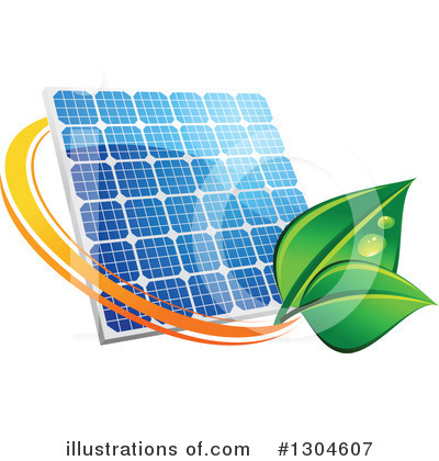 Solar Panels Clipart #1304607 by Vector Tradition SM