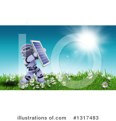 Solar Panels Clipart #1317483 by KJ Pargeter