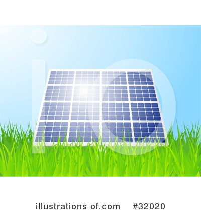 Royalty-Free (RF) Solar Power Clipart Illustration by elaineitalia - Stock Sample #32020