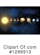 Solar System Clipart #1288913 by AtStockIllustration