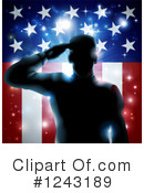 Soldier Clipart #1243189 by AtStockIllustration
