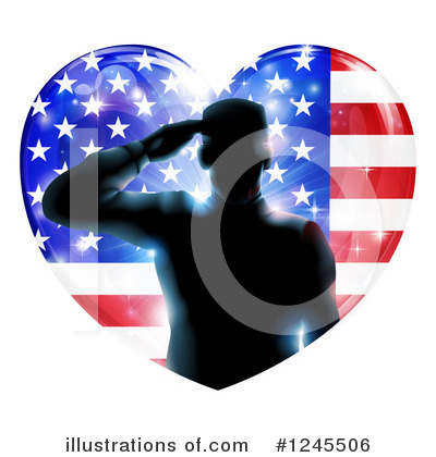 Royalty-Free (RF) Soldier Clipart Illustration by AtStockIllustration - Stock Sample #1245506
