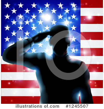 Veteran Clipart #1245507 by AtStockIllustration