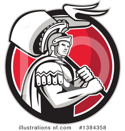 Roman Soldiers Clipart #1384358 by patrimonio