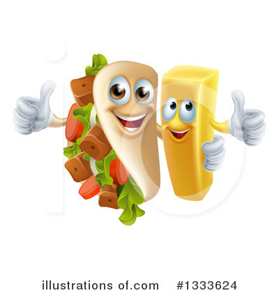 Royalty-Free (RF) Souvlaki Kebab Clipart Illustration by AtStockIllustration - Stock Sample #1333624
